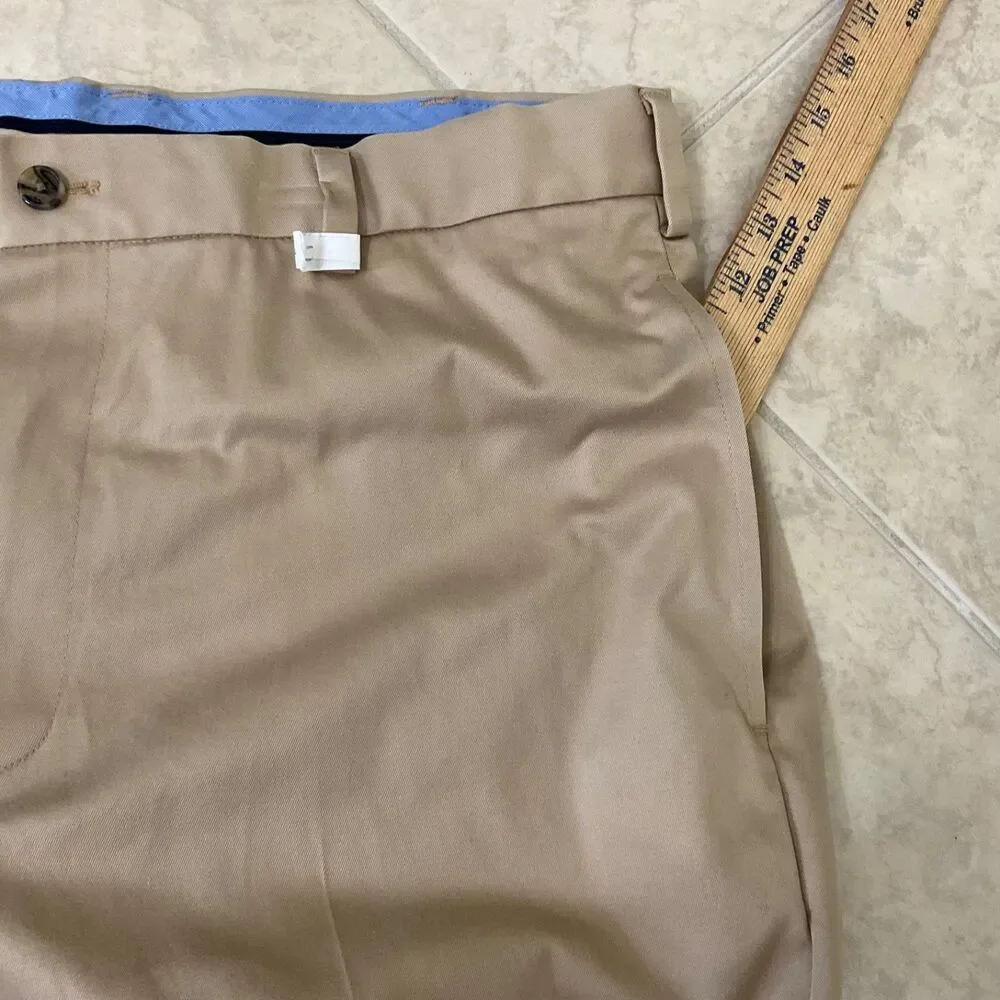 Brooks Brothers Pants Mens 37x32 Khaki Advantage Chino Clark Straight Fit Cotton